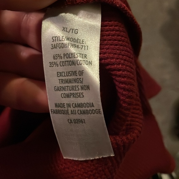 XL Denver Hayes waffle knit top in new condition - Picture 3 of 4